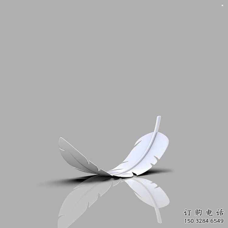 景區羽毛雕塑優選，圓雕體系，城市烤漆羽毛雕塑選定