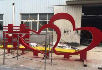 love雕塑制作專供，園林裝飾，建筑不銹鋼love雕塑廠家