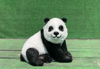 地產熊貓雕塑提供，露天雕塑，仿真熊貓雕塑生產廠家
