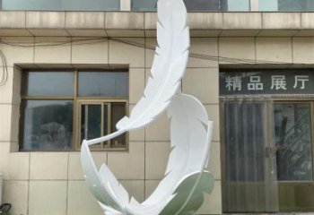 雕塑制造，白鋼構件，仿真烤漆羽毛雕塑提供