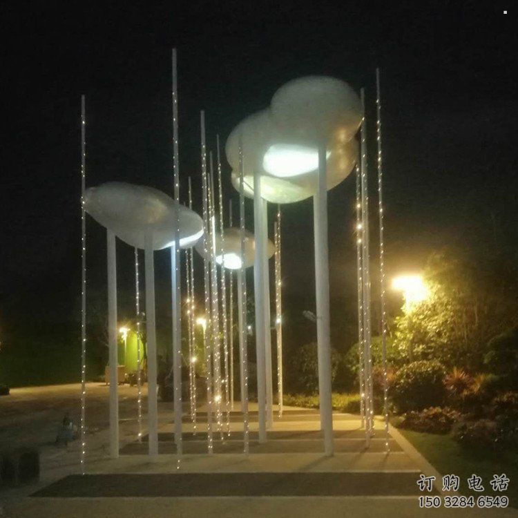 祥云雕塑供需，廣場(chǎng)雕塑，城市不銹鋼祥云雕塑選用