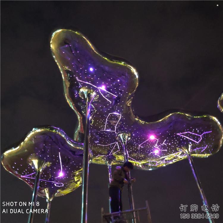 祥云雕塑制造，街景小品，景觀不銹鋼祥云雕塑優(yōu)價(jià)