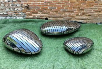 庭院坐凳雕塑，公園景觀雕塑，鵝卵石坐凳雕塑廠家