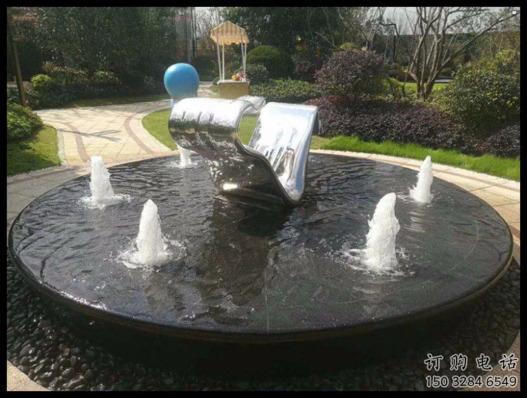 房地產飄帶雕塑