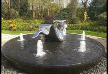 大門口飄帶雕塑