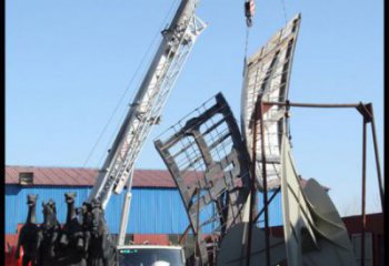 大型商場絲帶雕塑