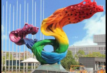 房地產絲帶雕塑