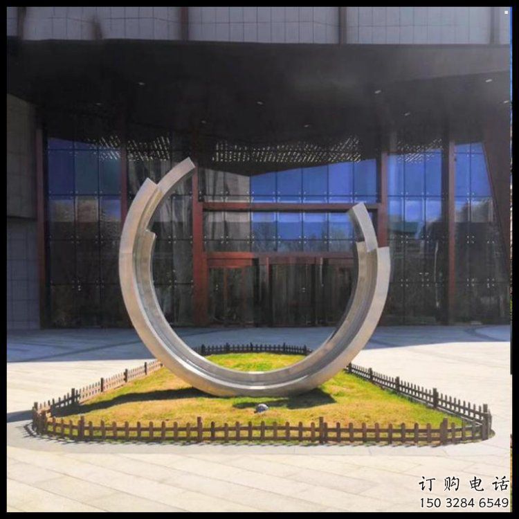 月亮雕塑訂做，城市雕塑，不銹鋼月亮雕塑工程精品