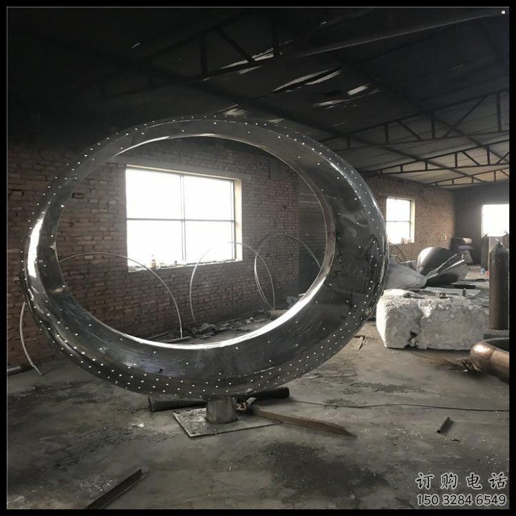 月亮雕塑選定，美陳雕塑，現代不銹鋼月亮雕塑優選