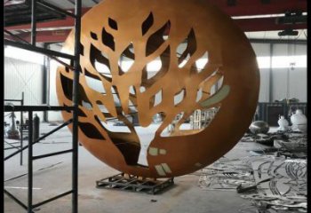 大型商場(chǎng)月牙雕塑