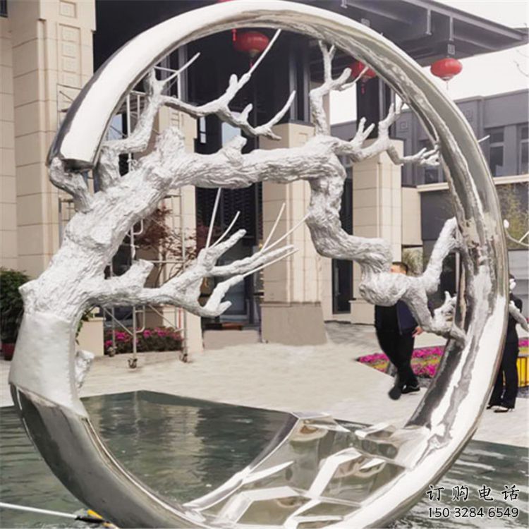 公園花環(huán)雕塑