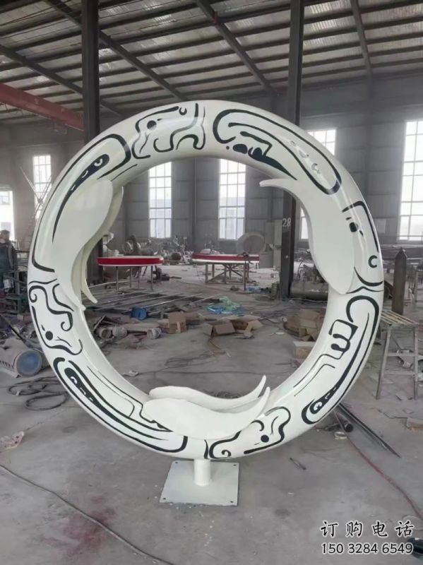 圓環方案精品，景觀雕塑，烤漆圓環雕塑生產商