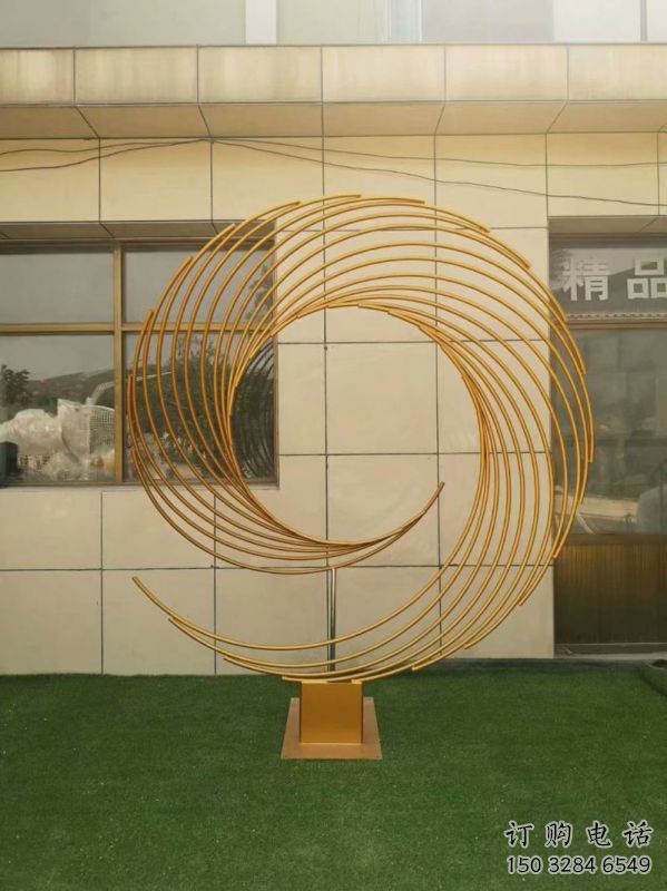 圓環雕塑常用，景觀概念，景觀鏤空圓環雕塑供求