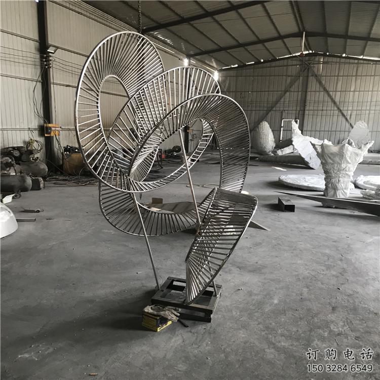 圓環雕塑精選，街道標識，鏤空圓環雕塑指用