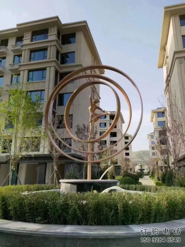 舞者雕塑精選，戶(hù)外雕塑，廣場(chǎng)圓環(huán)舞者雕塑優(yōu)價(jià)