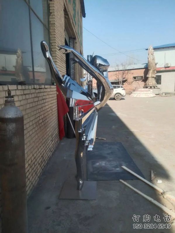 舞者雕塑制造商，小區擺件，景觀圓環舞者雕塑制造商