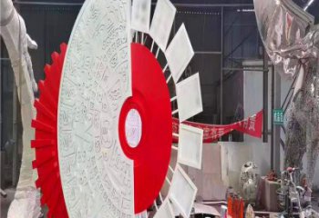 圓環雕塑供給，戶外雕塑，景觀烤漆圓環雕塑選用