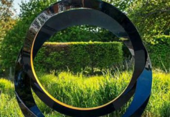 圓環雕塑供求，景區案例，景觀烤漆圓環雕塑精選