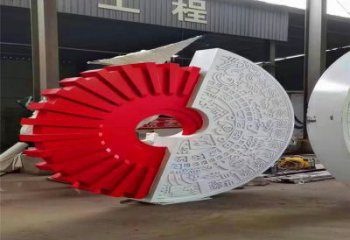 圓環(huán)雕塑制作選用，景區(qū)案例，美陳景觀制造商