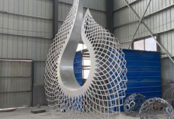 小圓環雕塑訂做，校園雕塑，鏤空圓環雕塑廠家