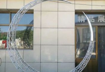 圓環雕塑精選，多彩藝術，鏤空圓環雕塑生產優價