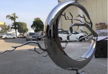 圓環(huán)樹(shù)雕塑廠，露天雕塑，不銹鋼圓環(huán)樹(shù)雕塑生產(chǎn)商