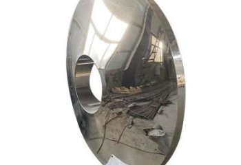 圓環雕塑供需，室外軟裝，金屬不銹鋼圓鏡雕塑制作