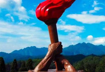 火把雕塑提供，戶外雕塑，不銹鋼火把雕塑素材制作