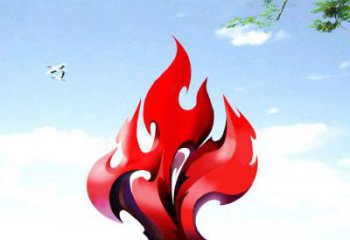 火炬雕塑承接，城市裝飾，大型不銹鋼火炬雕塑生產(chǎn)商