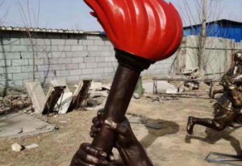 火炬雕塑通用，花園小品，不銹鋼火炬雕塑優價