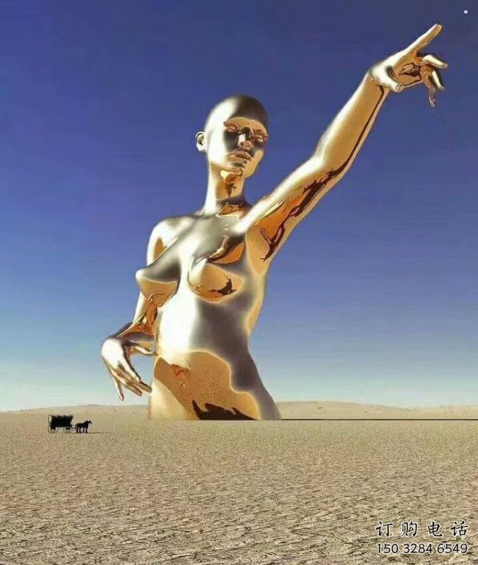 鏤空人物雕塑精品，白鋼構件，別墅鐵藝人物雕塑供求