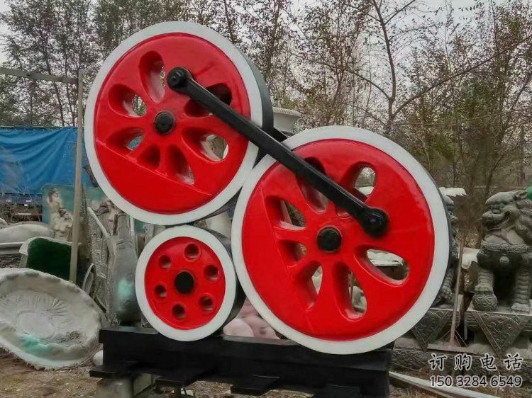 車輪雕塑選定，美陳雕塑，現代藝術車輪雕塑優選