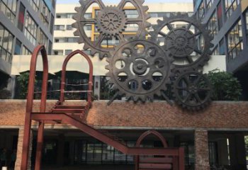 創意齒輪雕塑