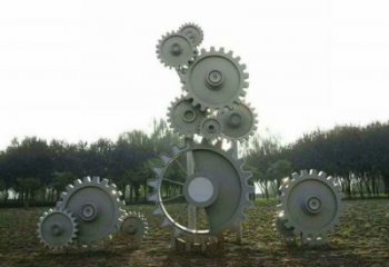 房地產齒輪雕塑
