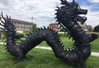 輪胎龍雕塑優(yōu)選，陸地?cái)[件，園林輪胎龍雕塑供應(yīng)