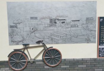 水車雕塑預定，城區小品，民俗水車雕塑制造商