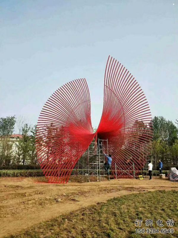 步行街鳳尾雕塑