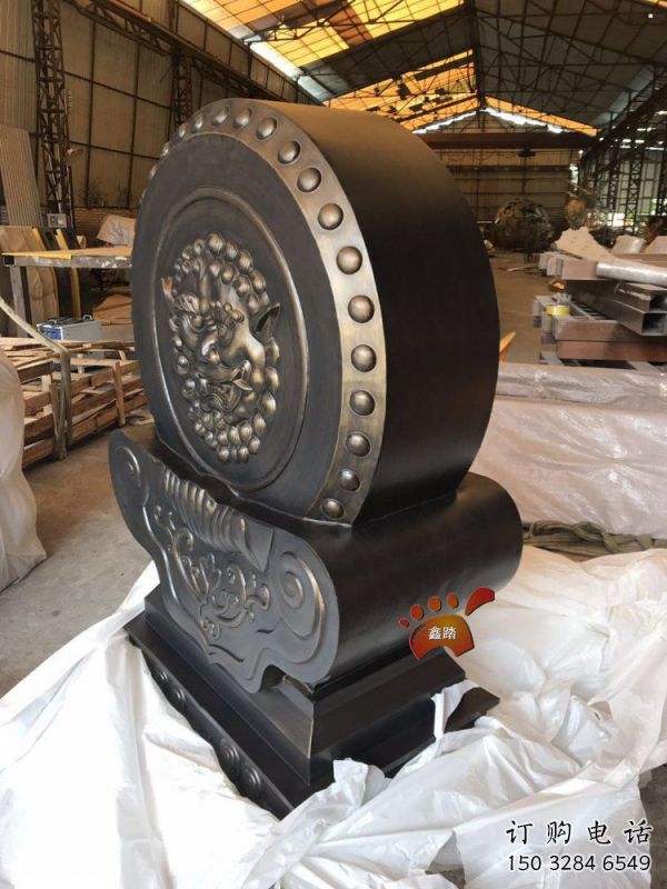 抱箍雕塑定制制造，歐式風格，銅抱箍雕塑供給