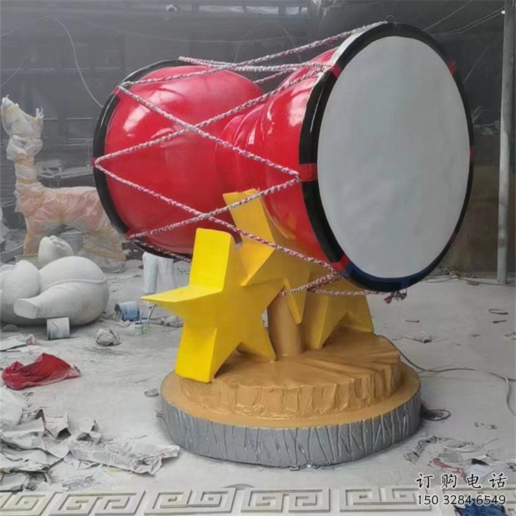 制造手拍鼓雕塑供需，鋼管組合，不銹鋼手拍鼓雕塑工程制作