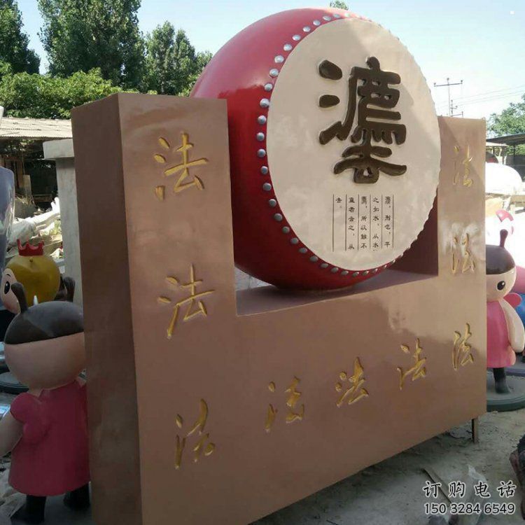 鐵鼓雕塑點擊，景觀雕塑，別墅鐵鼓雕塑供求