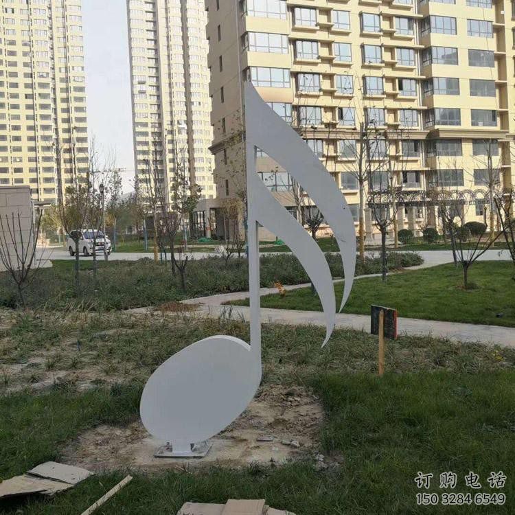 音樂符號雕塑批發，美陳雕塑，主題音樂雕塑標準