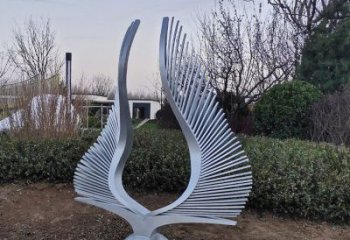 幼兒園翅膀雕塑,鐵藝文化雕塑,鑄造制作