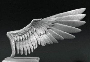 鳥(niǎo)翅雕塑選用，小區(qū)擺件，大型不銹鋼鳥(niǎo)翅雕塑公司