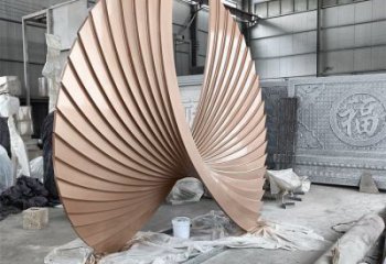 公共羽翼雕塑訂做，城市裝飾，庭院不銹鋼羽翼雕塑展品