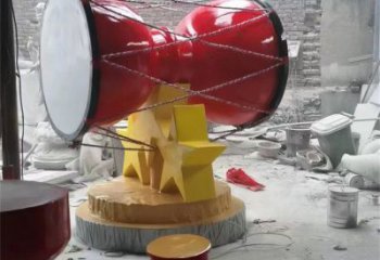 戶外手拍鼓通用，陸地擺件，不銹鋼手拍鼓雕塑制作優(yōu)選