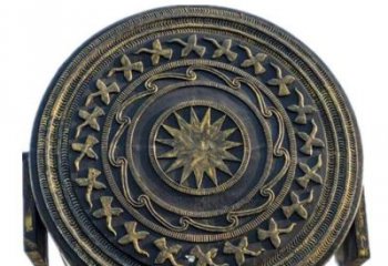 銅鼓雕塑專供，校園雕塑，小區銅鼓雕塑標準