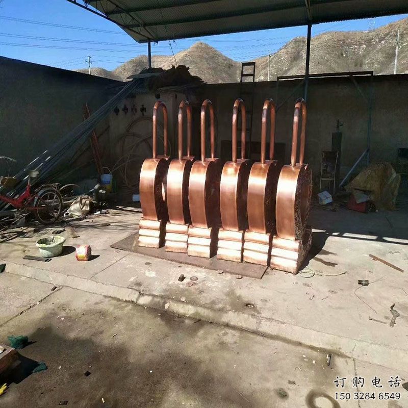 廣場(chǎng)鎖子雕塑供需，廣場(chǎng)雕塑，玻璃鋼鎖子雕塑定制