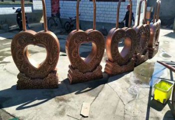 社區鎖子雕塑常用，景觀概念，玻璃鋼鎖子雕塑展品