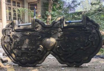 鎖子雕塑工廠優選，城市裝飾，玻璃鋼鎖子雕塑供給