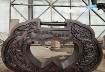 彩繪鎖子雕塑通用，花園小品，不銹鋼鎖子雕塑優價